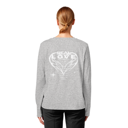 Die REAL LOVE BASiCS - Damen Bio-Langarm-T-Shirt