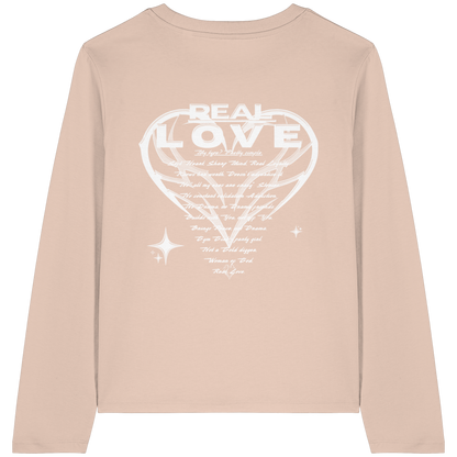 Die REAL LOVE BASiCS - Damen Bio-Langarm-T-Shirt