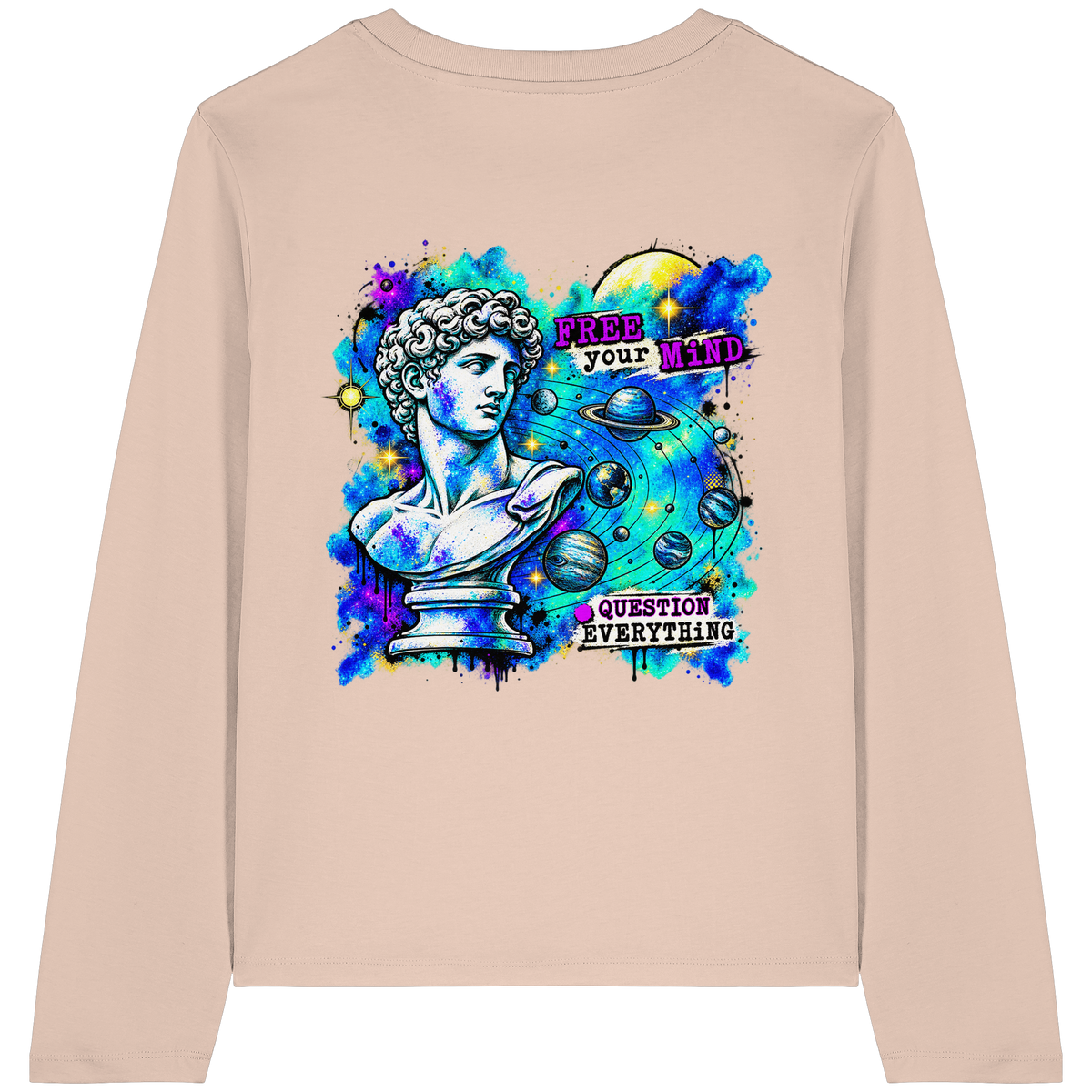 The Philosopher - Womens Organic Longsleeve T-Shirt