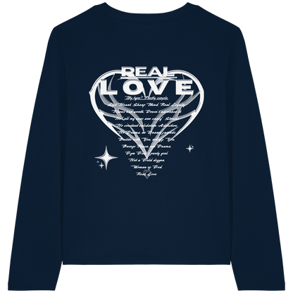 Die REAL LOVE BASiCS - Damen Bio-Langarm-T-Shirt