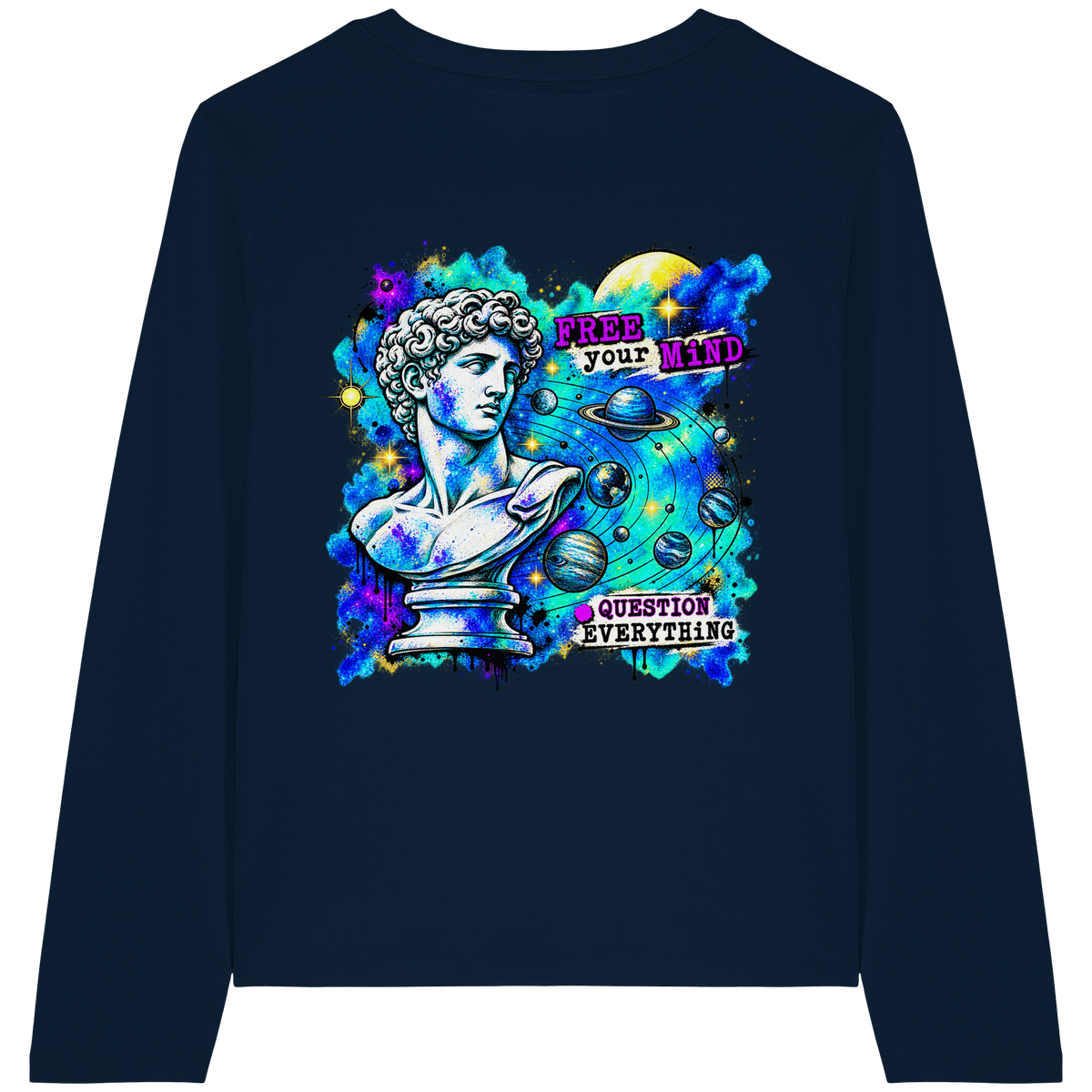 The Philosopher - Womens Organic Longsleeve T-Shirt