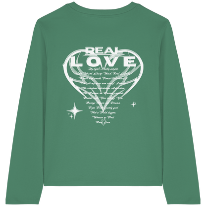 Die REAL LOVE BASiCS - Damen Bio-Langarm-T-Shirt