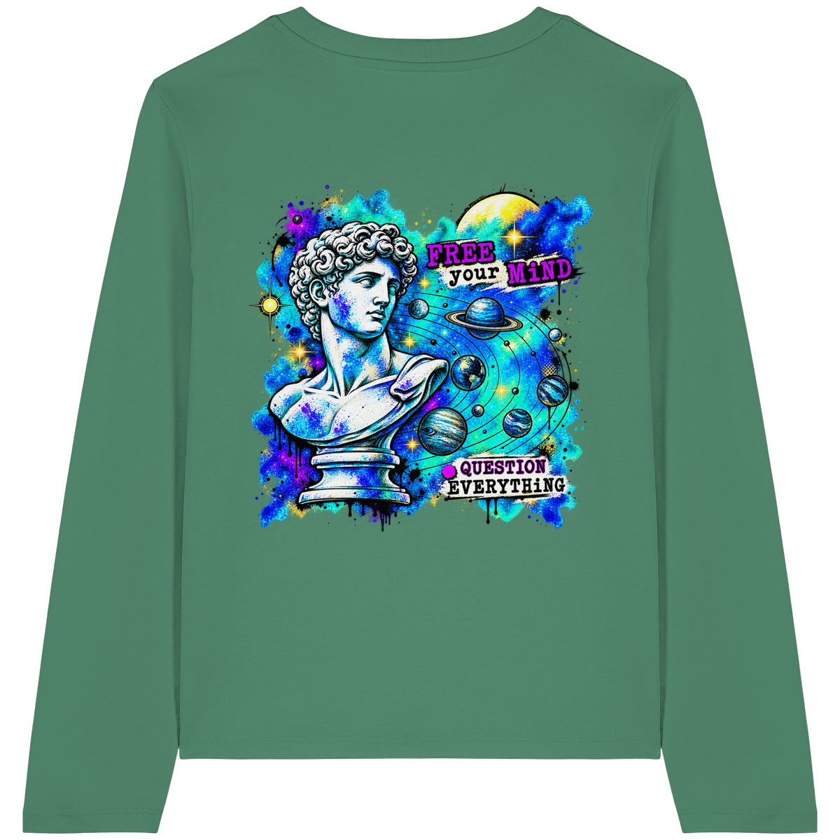 The Philosopher - Womens Organic Longsleeve T-Shirt
