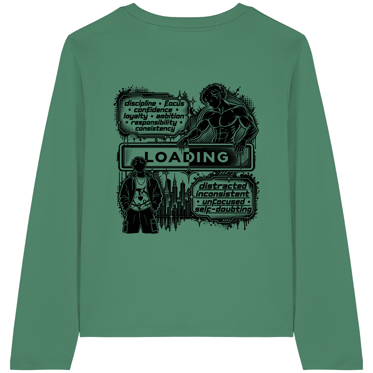 LOADiNG BASiCS - Womens Organic Longsleeve T-Shirt
