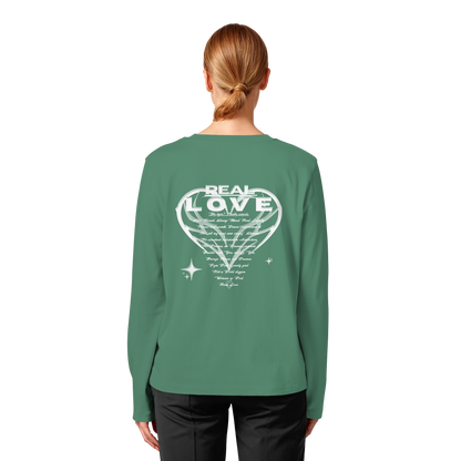 Die REAL LOVE BASiCS - Damen Bio-Langarm-T-Shirt