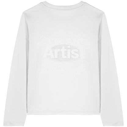 The Artist BASiCS - T-shirt a maniche lunghe biologica da donna
