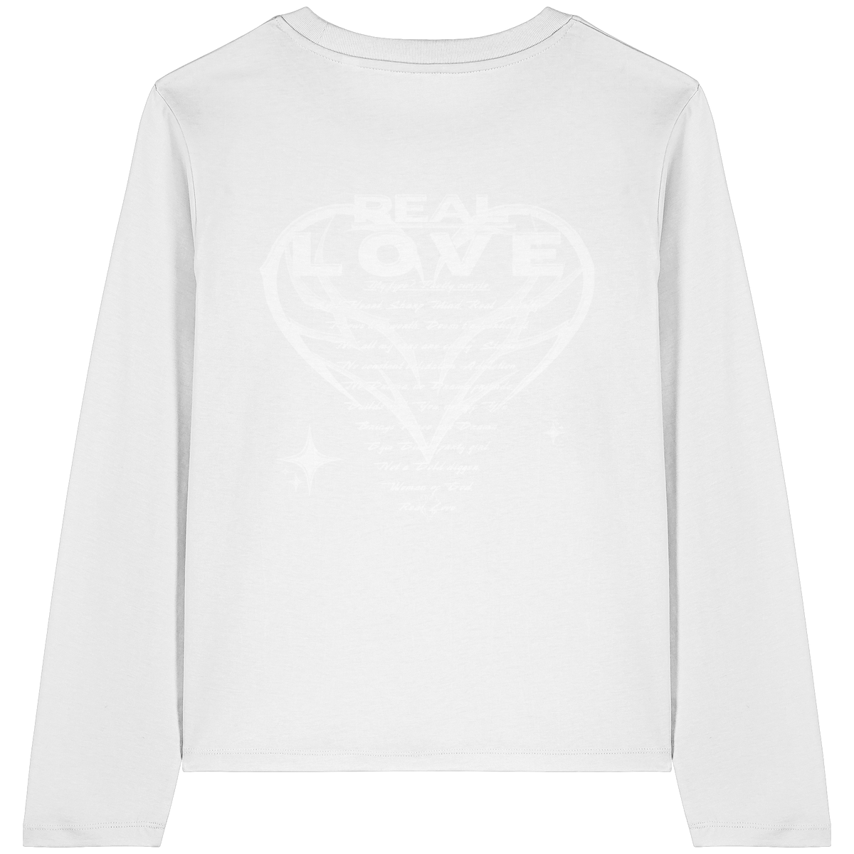 Die REAL LOVE BASiCS - Damen Bio-Langarm-T-Shirt