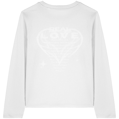 Die REAL LOVE BASiCS - Damen Bio-Langarm-T-Shirt