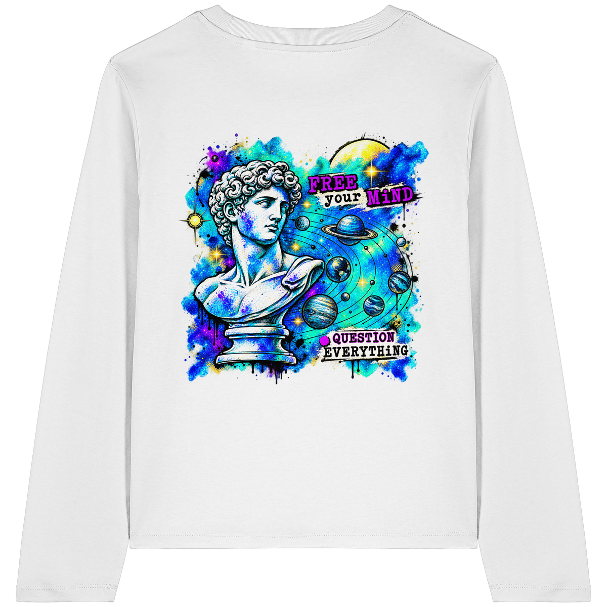 The Philosopher - Womens Organic Longsleeve T-Shirt