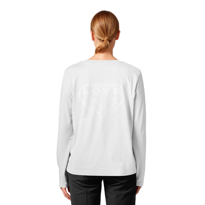 Die REAL LOVE BASiCS - Damen Bio-Langarm-T-Shirt