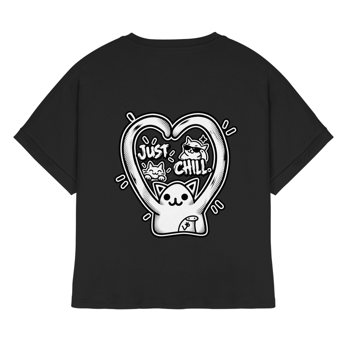 low CORTiSOL - Womens Organic Rolled Sleeves T-Shirt