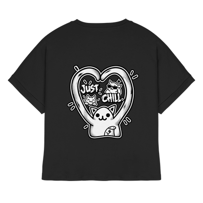 low CORTiSOL - Womens Organic Rolled Sleeves T-Shirt
