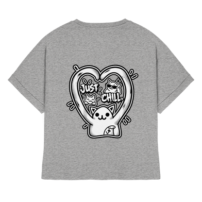 low CORTiSOL - Womens Organic Rolled Sleeves T-Shirt