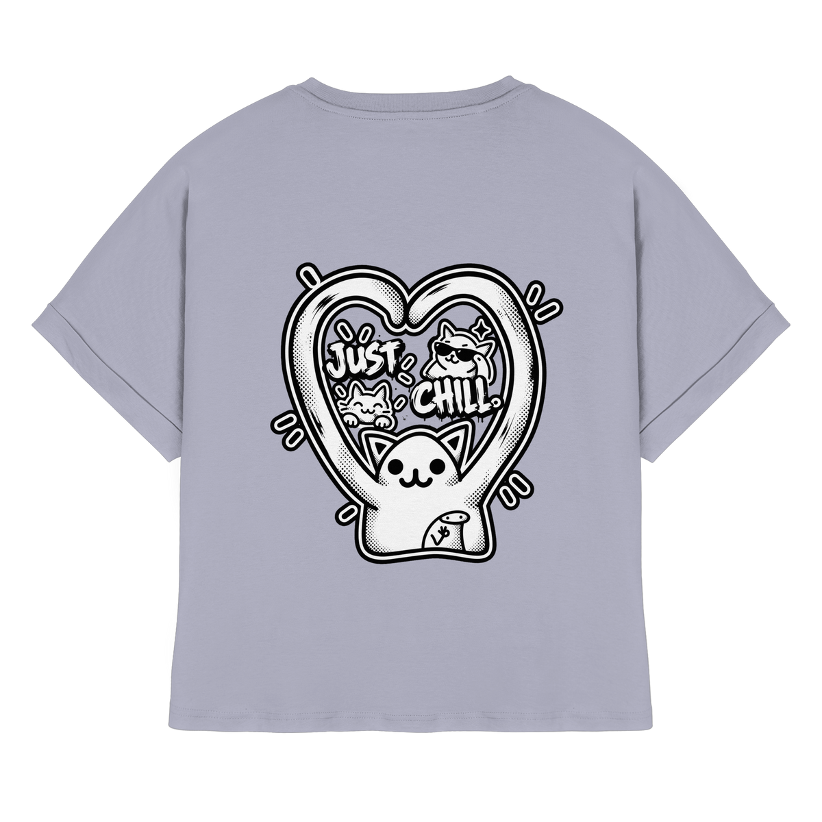low CORTiSOL - Womens Organic Rolled Sleeves T-Shirt