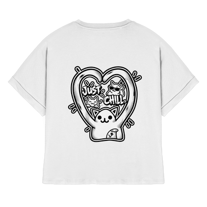 low CORTiSOL - Womens Organic Rolled Sleeves T-Shirt