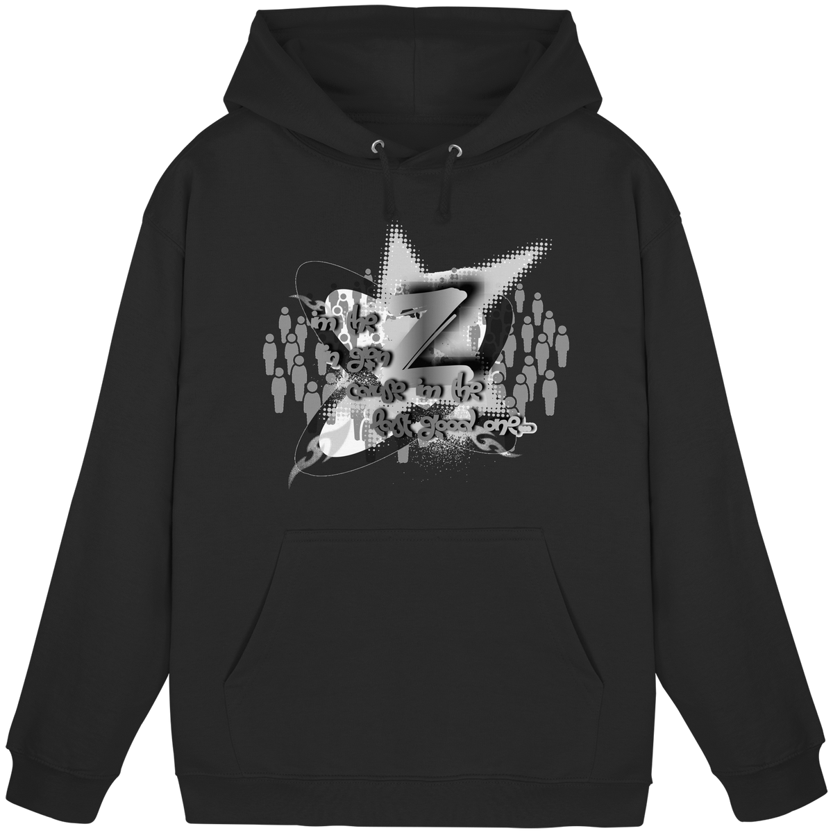 The Rebellion Z BASiC - Temel Unisex Kapüşonlu Sweatshirt