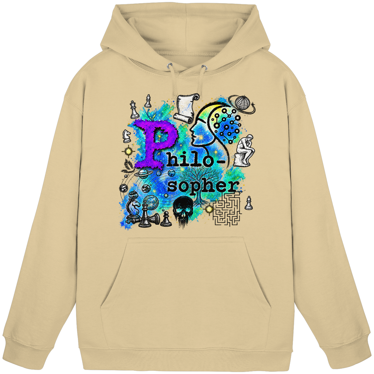 The Philosopher - Basic Unisex Hoodie