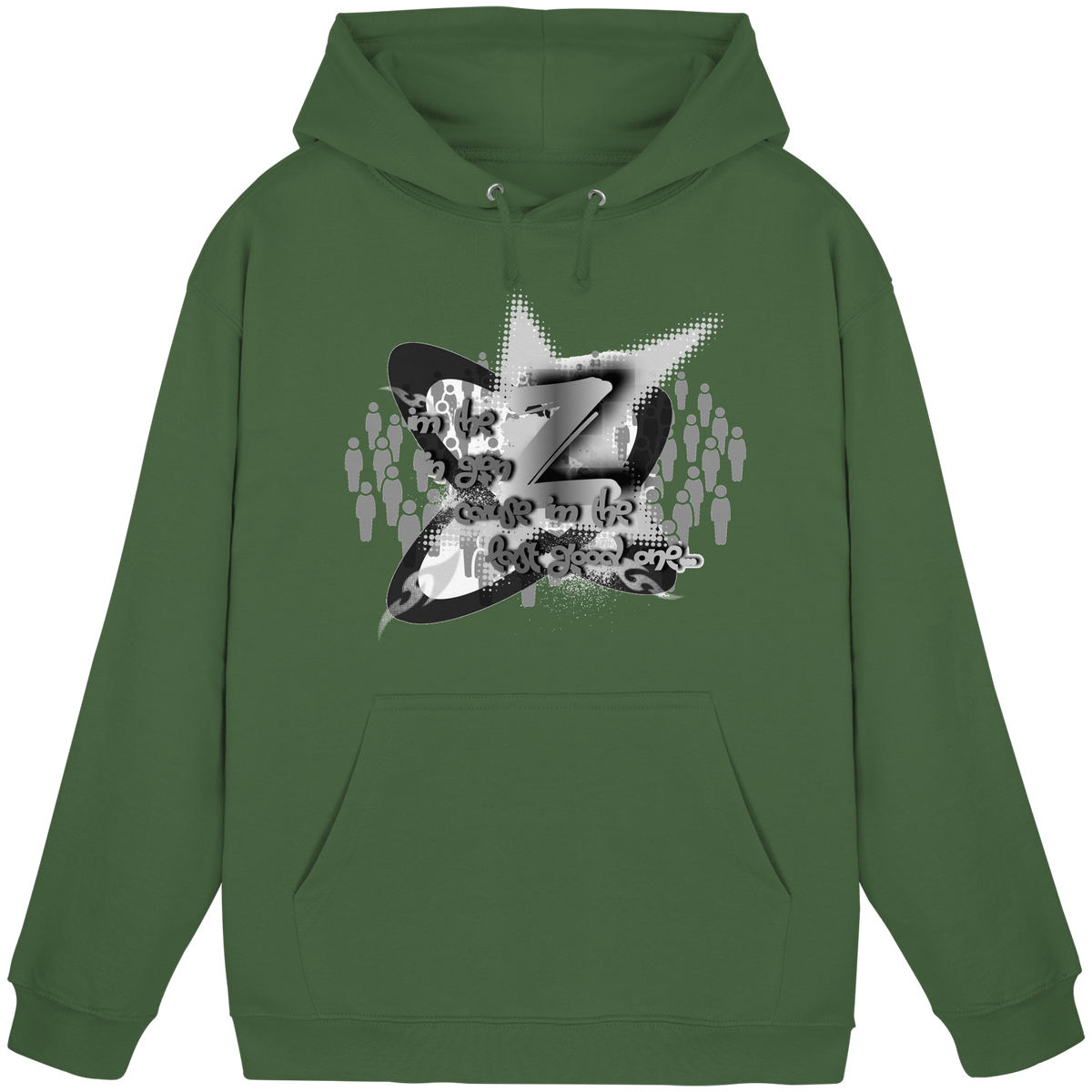 The Rebellion Z BASiC - Temel Unisex Kapüşonlu Sweatshirt