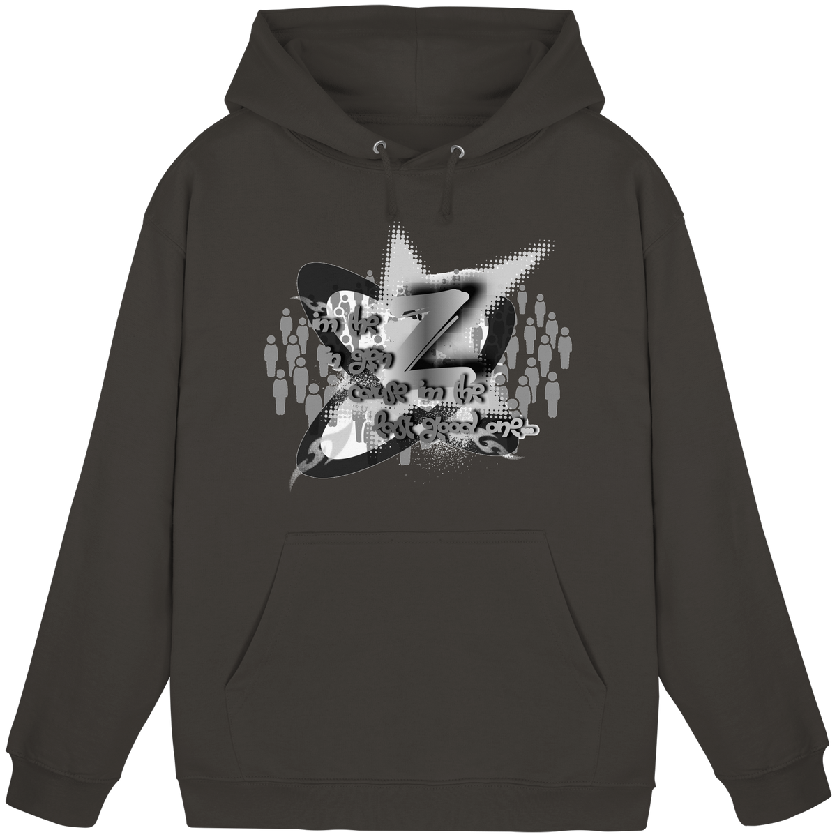 The Rebellion Z BASiC - Temel Unisex Kapüşonlu Sweatshirt