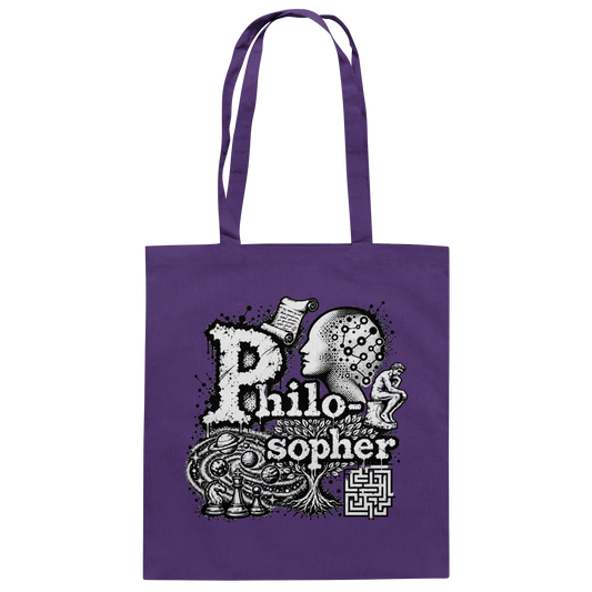 The Philosopher - Baumwolltasche