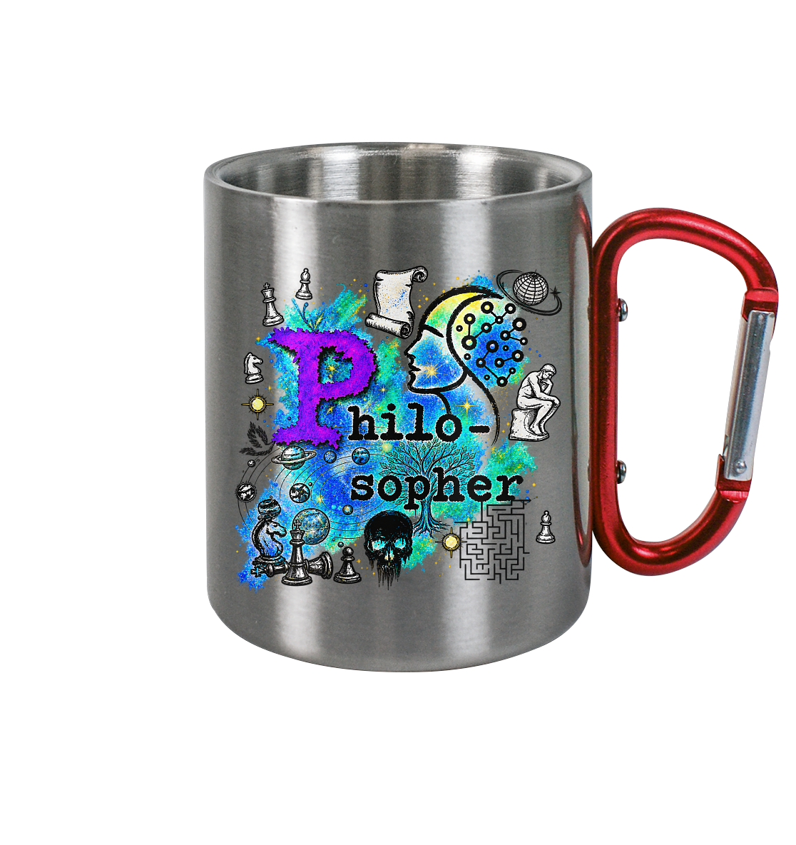 The Philosopher - Tazza in acciaio inox