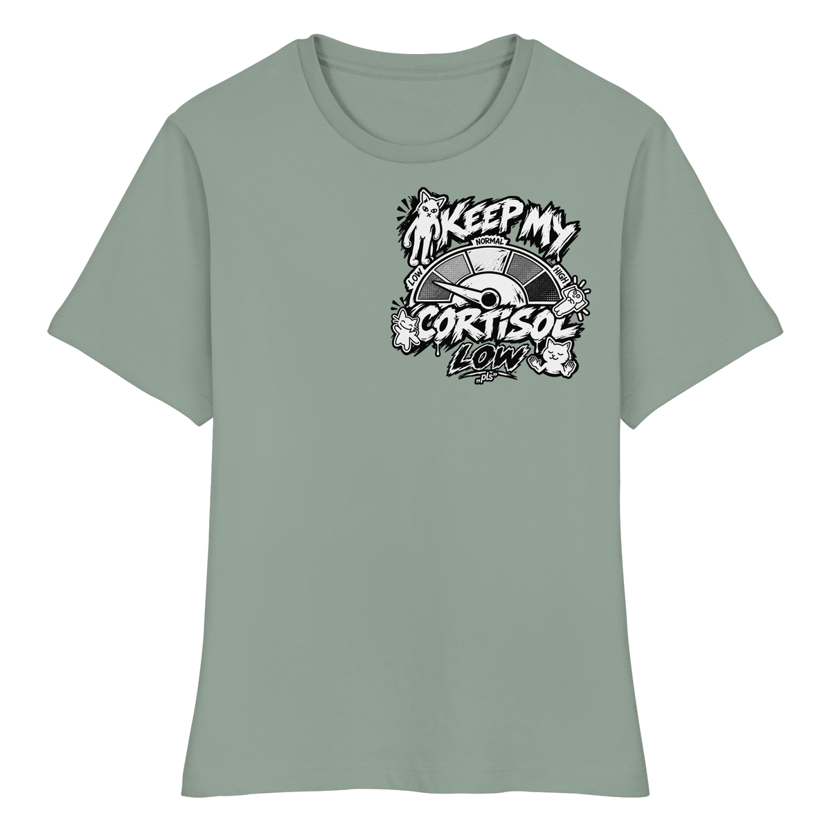 CORTiSOL basso - T-shirt biologica da donna aderente