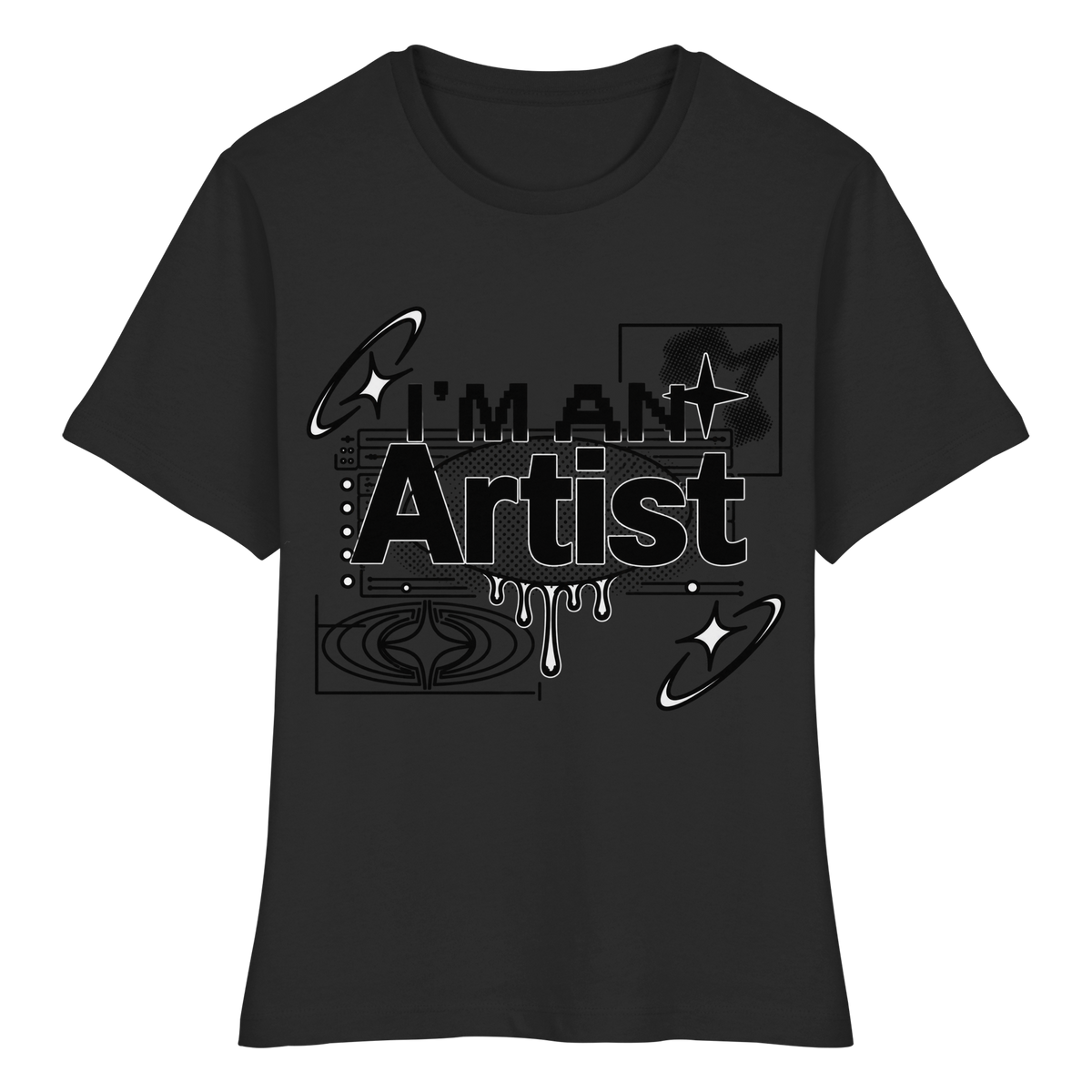 The Artist BASiCS - Kadınlar İçin Organik Kesim Tişört