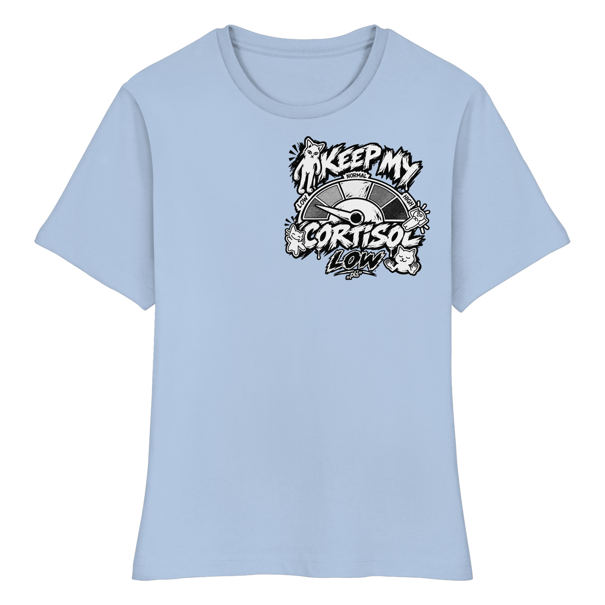 CORTiSOL basso - T-shirt biologica da donna aderente