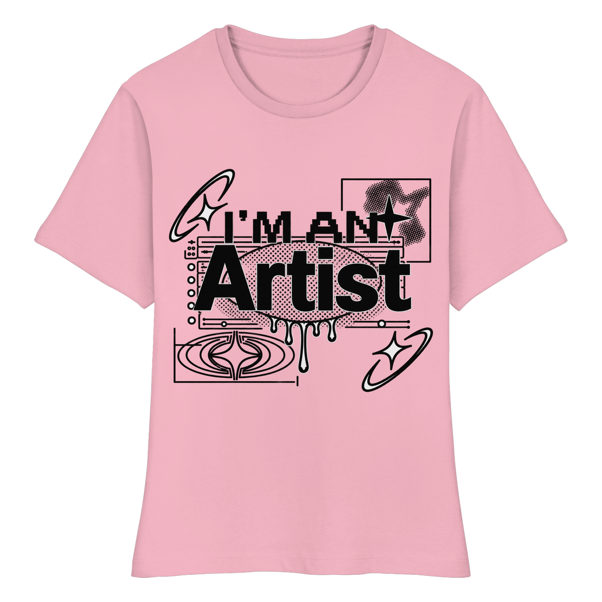 The Artist BASiCS - Kadınlar İçin Organik Kesim Tişört