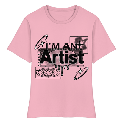 The Artist BASiCS - Kadınlar İçin Organik Kesim Tişört