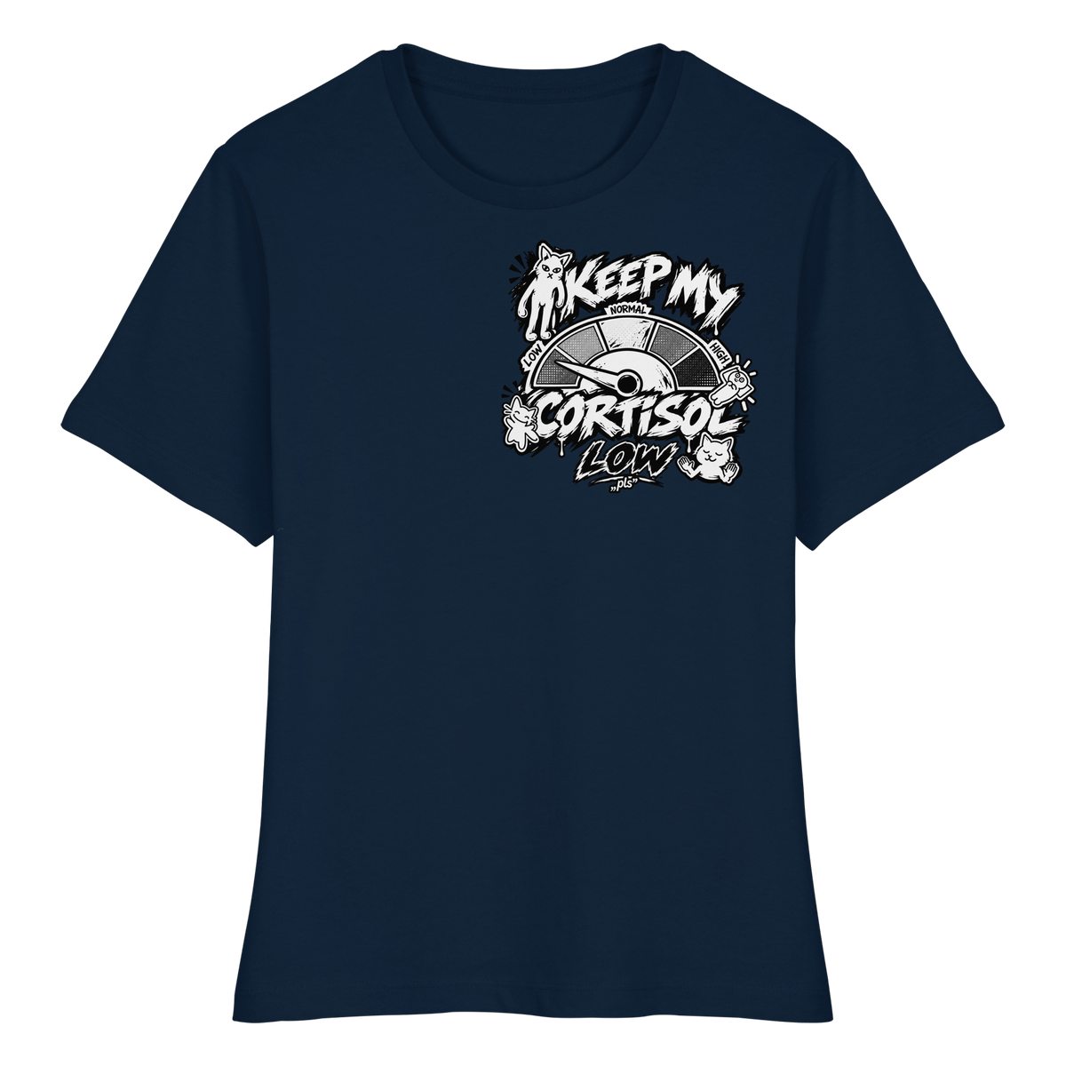 CORTiSOL basso - T-shirt biologica da donna aderente