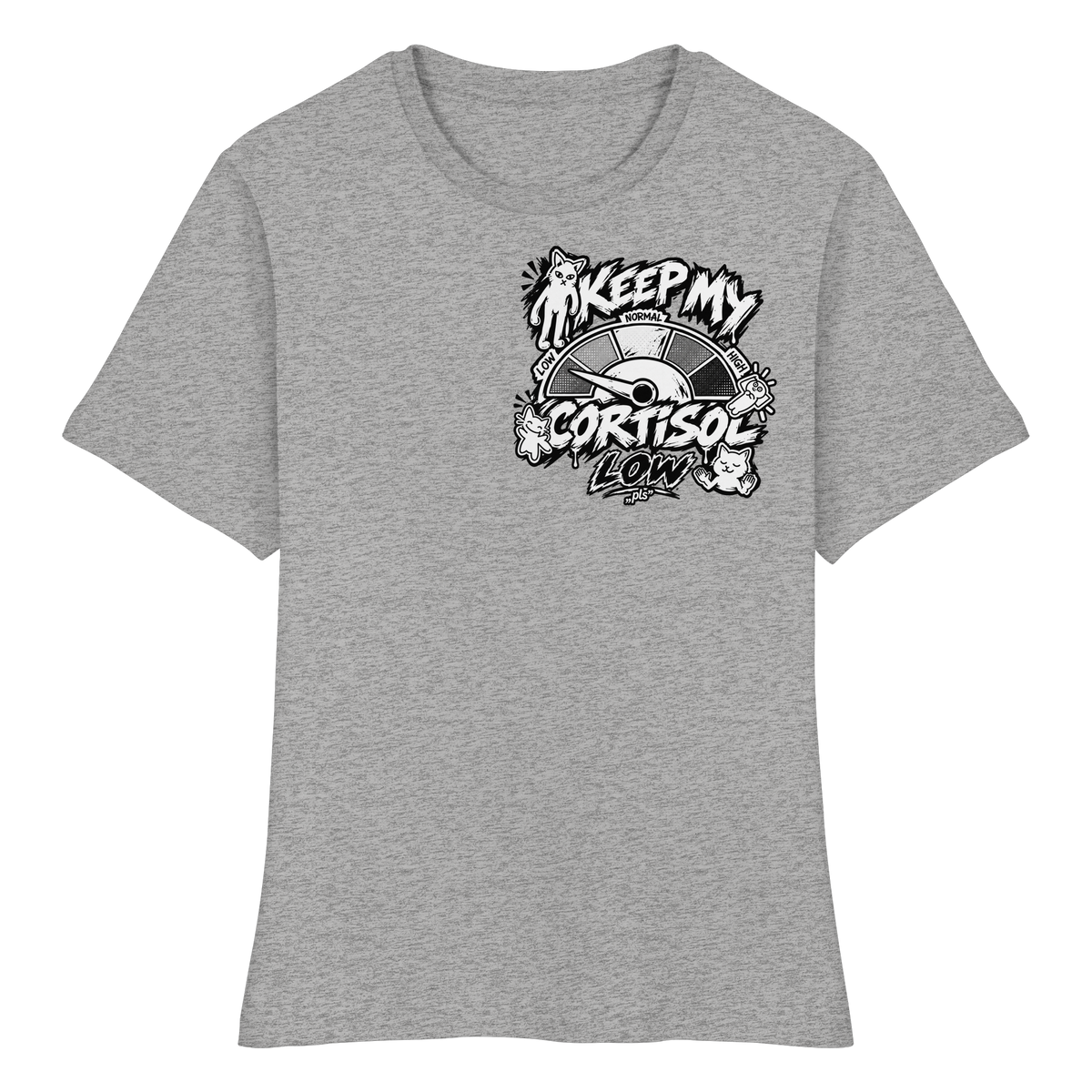 CORTiSOL basso - T-shirt biologica da donna aderente