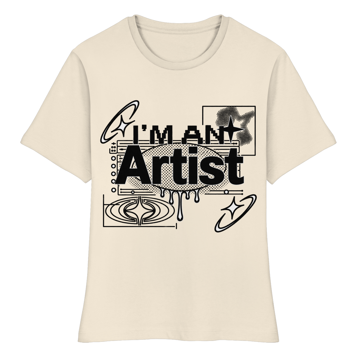 The Artist BASiCS - Kadınlar İçin Organik Kesim Tişört