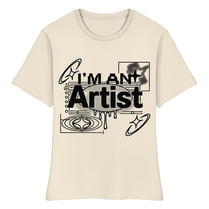 The Artist BASiCS - Kadınlar İçin Organik Kesim Tişört