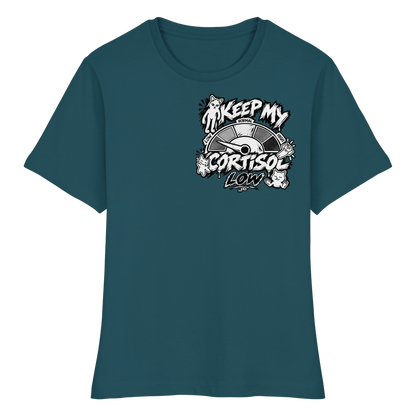 CORTiSOL basso - T-shirt biologica da donna aderente