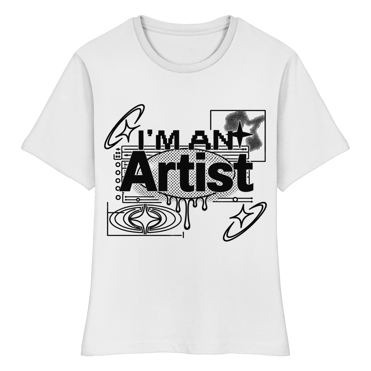 The Artist BASiCS - Kadınlar İçin Organik Kesim Tişört