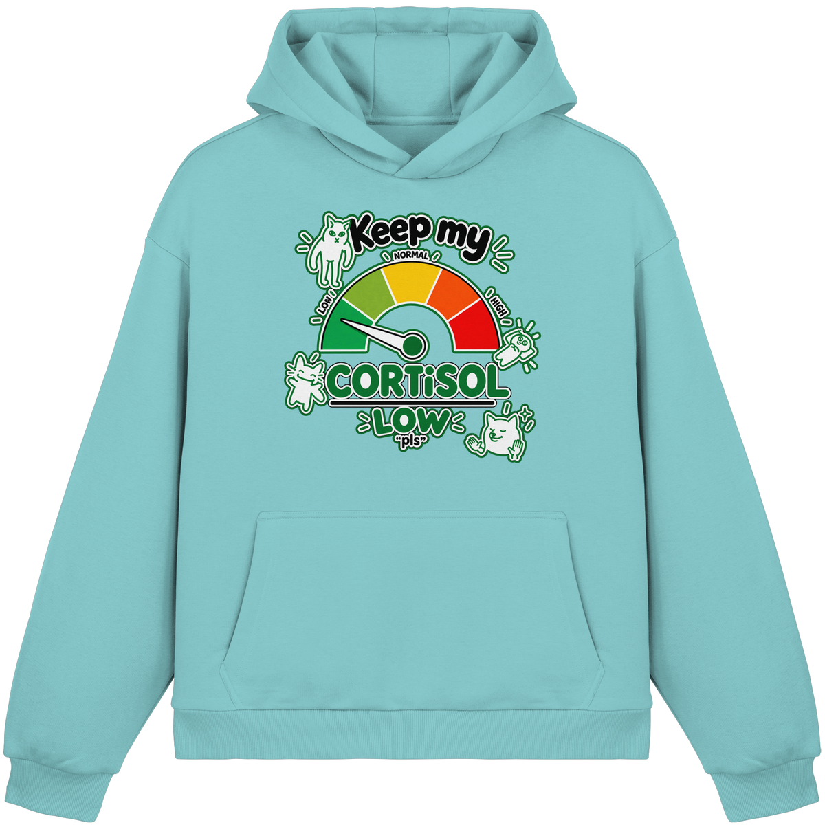 low CORTiSOL - Felpa con cappuccio boxcut Fluffy