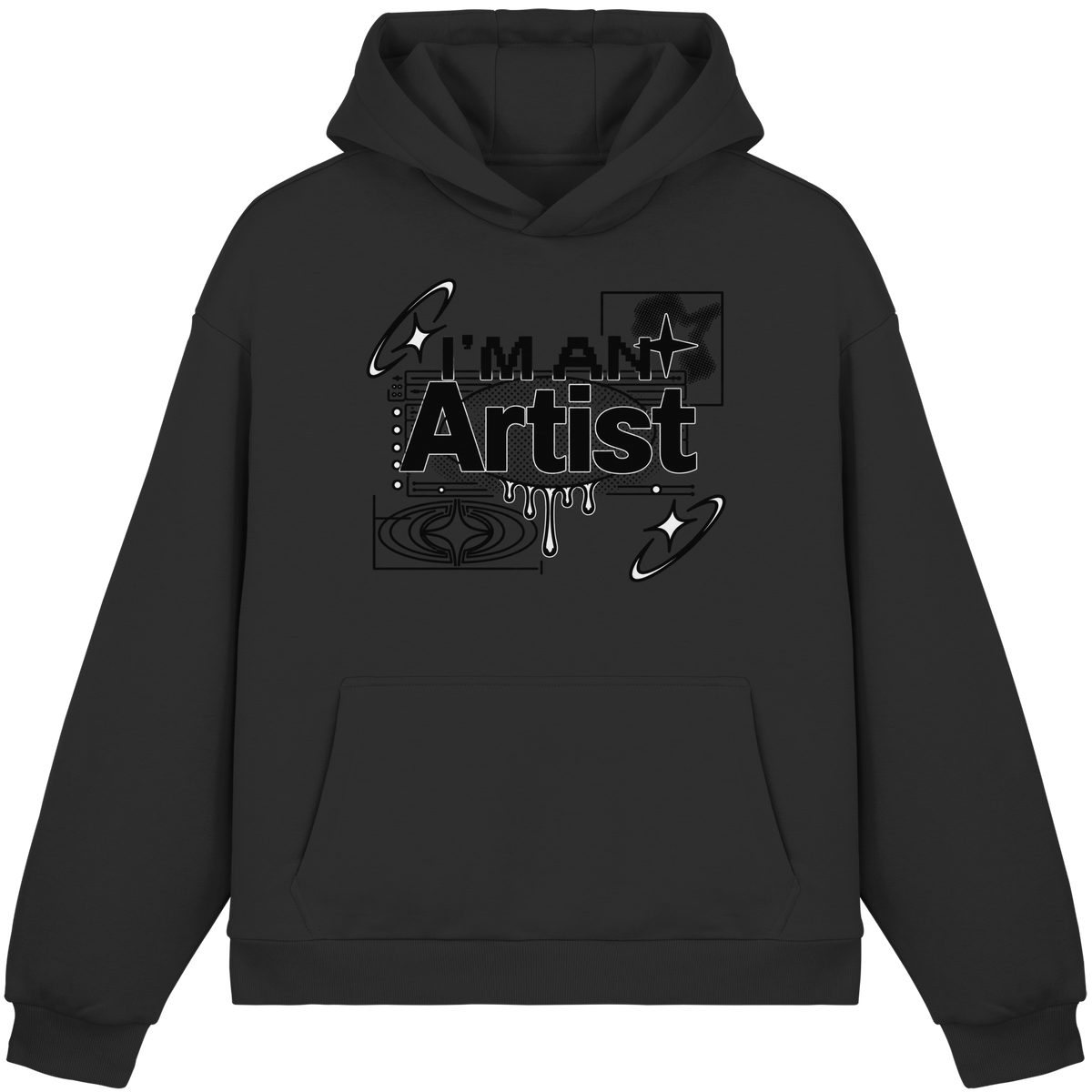The Artist BASiCS - Fluffy Boxcut Hoodie