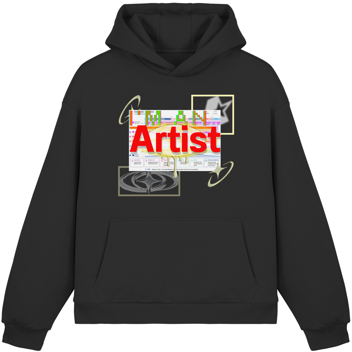 The Artist - Fluffy Boxcut Hoodie