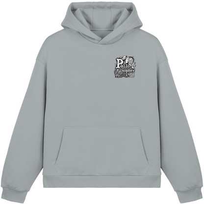 The Philosopher - Felpa con cappuccio boxy fluffy