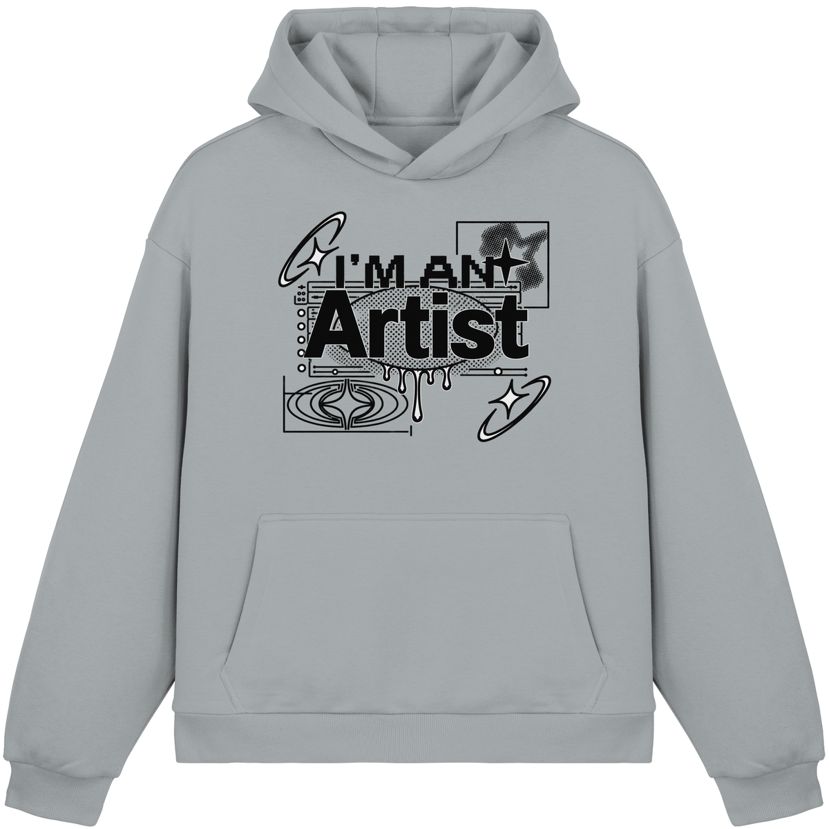 The Artist BASiCS - Fluffy Boxcut Hoodie