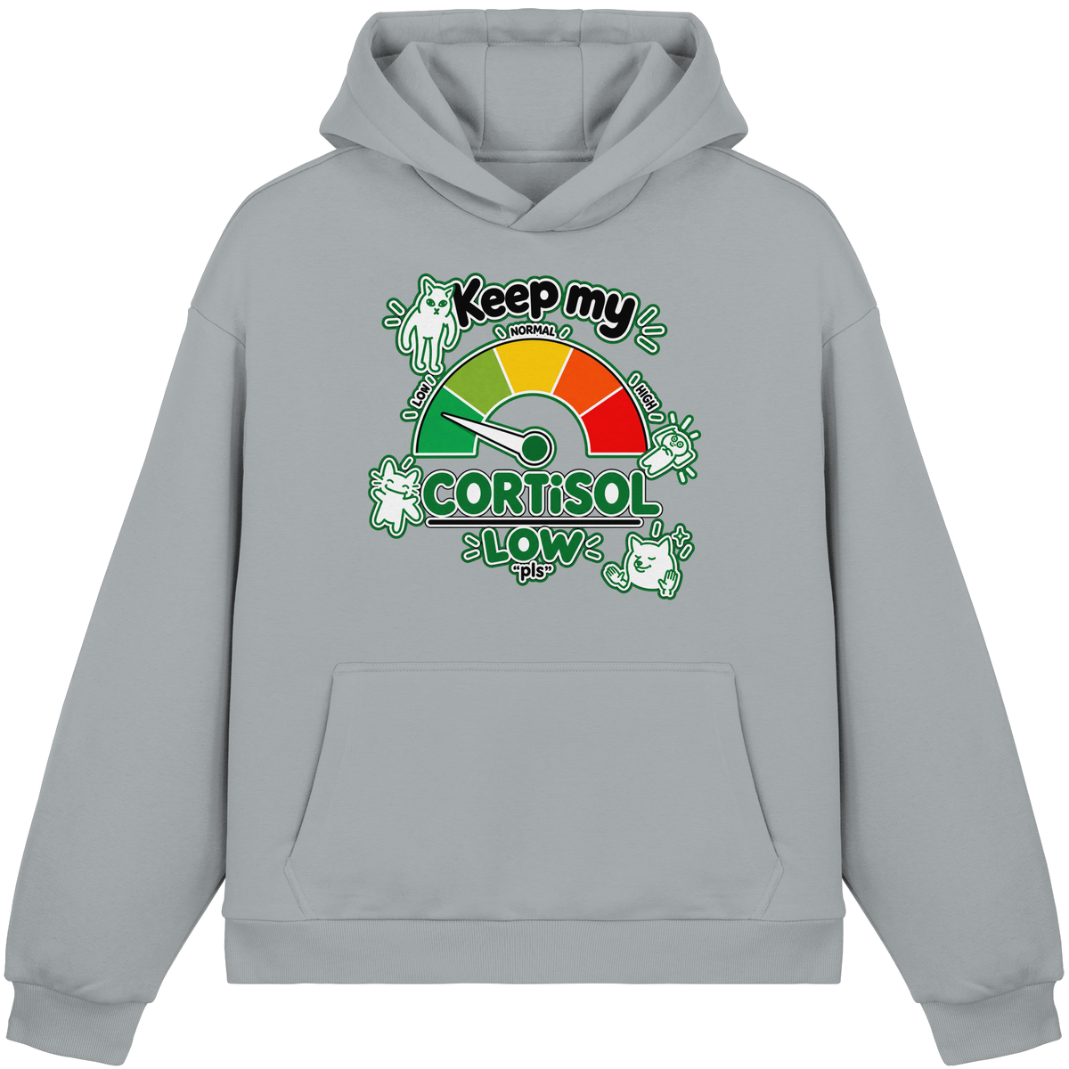 low CORTiSOL - Felpa con cappuccio boxcut Fluffy