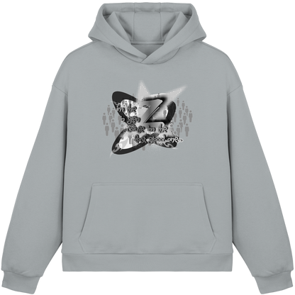 The Rebellion Z BASiC - Pofuduk Boxcut Kapüşonlu Sweatshirt