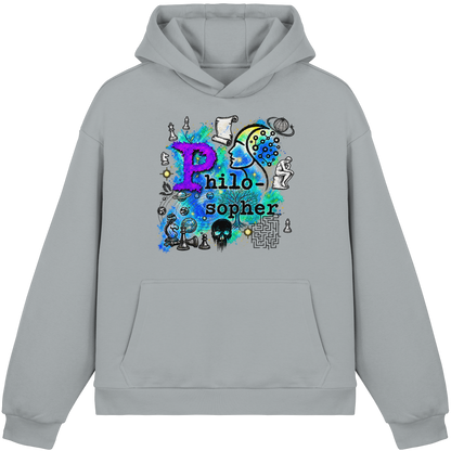 The Philosopher - Fluffy Boxcut Hoodie