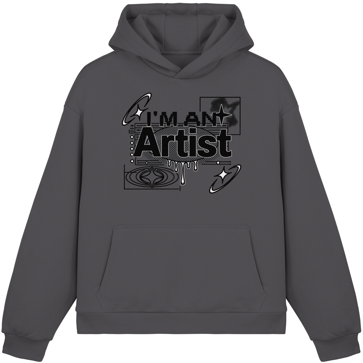 The Artist BASiCS - Fluffy Boxcut Hoodie
