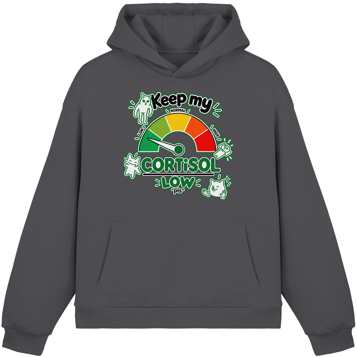low CORTiSOL - Felpa con cappuccio boxcut Fluffy