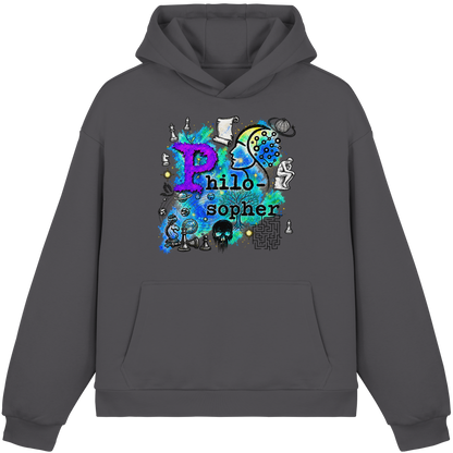 The Philosopher - Fluffy Boxcut Hoodie