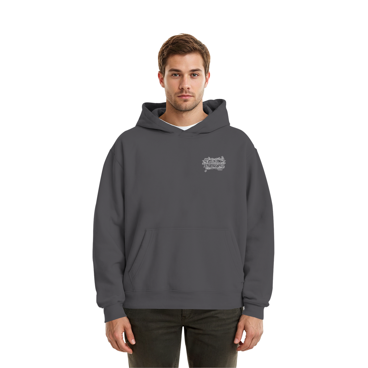 The REAL LOVE BASiCS - Fluffy Boxcut Hoodie