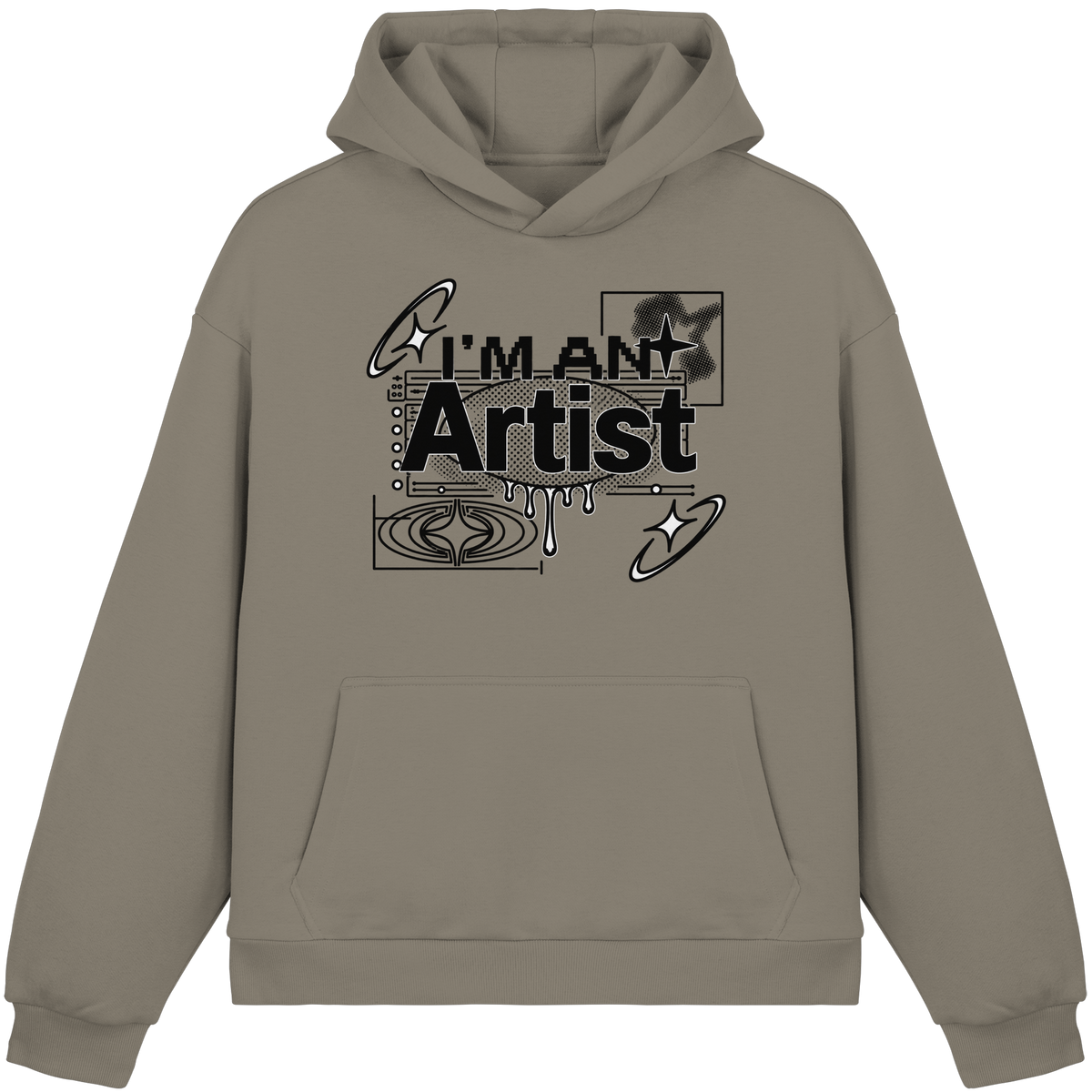 The Artist BASiCS - Fluffy Boxcut Hoodie