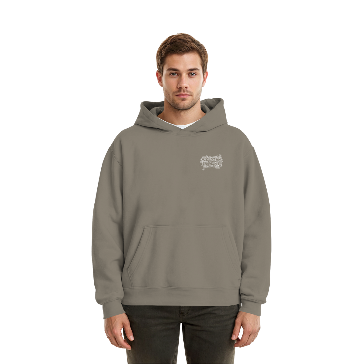The REAL LOVE BASiCS - Fluffy Boxcut Hoodie